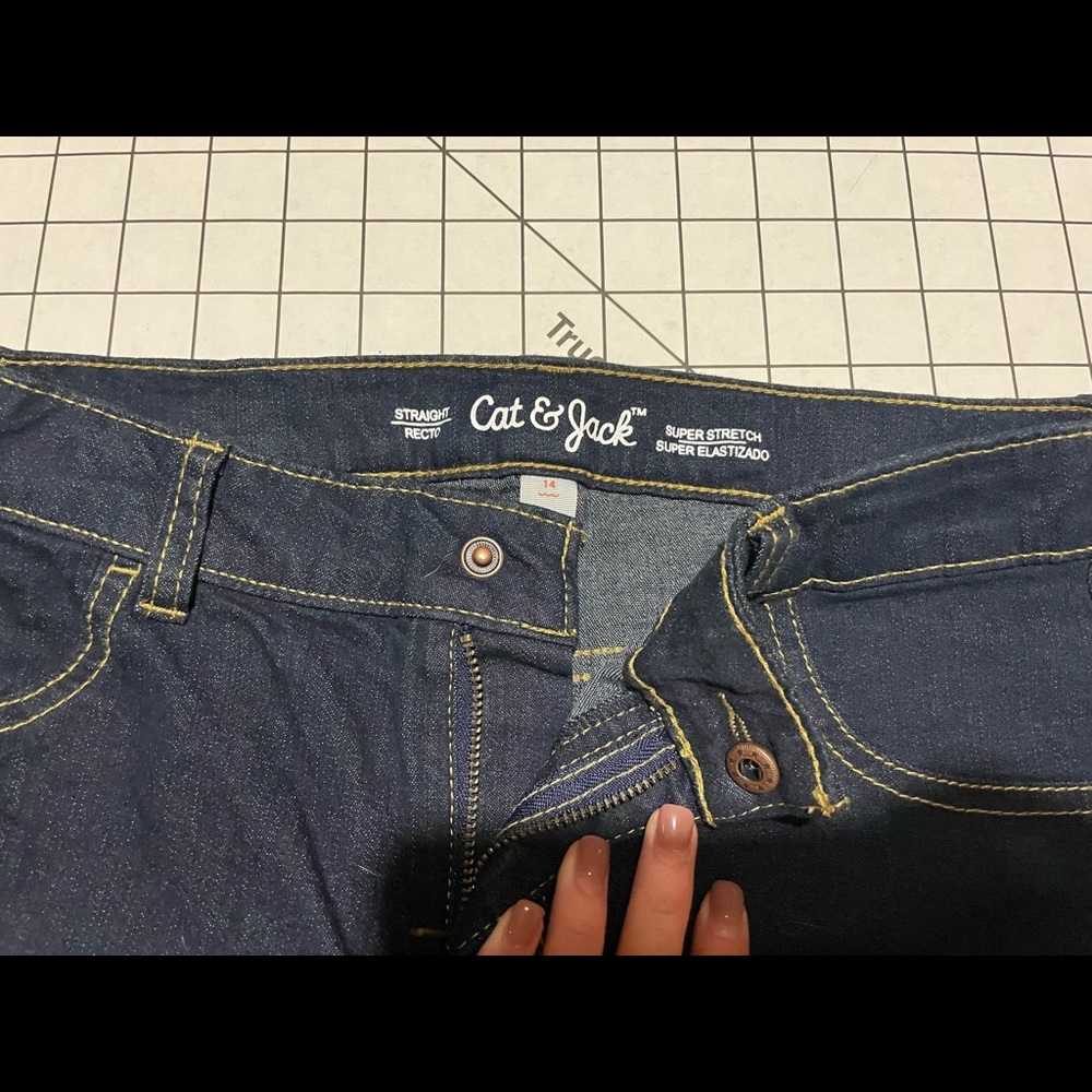New Straight Jeans - Girls size 14, fits 00-2 Petite